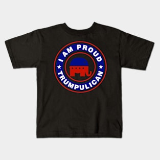 I Am Proud Trumplican Gift T-Shirt Kids T-Shirt